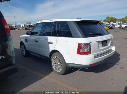 2011 LAND ROVER RANGE ROVER SPORT HSE White  Gasoline SALSF2D43BA291762 photo #4