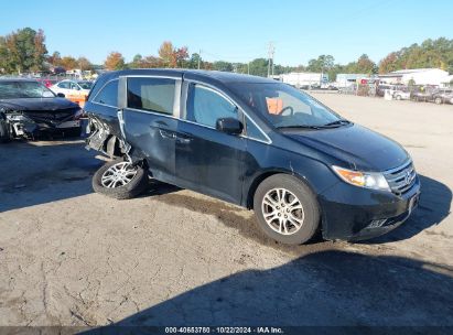 2012 HONDA ODYSSEY EX-L Black  Gasoline 5FNRL5H62CB011267 photo #1