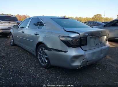 2007 LEXUS LS 460 Silver  Gasoline JTHBL46F175049612 photo #4