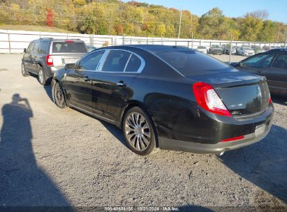 2013 LINCOLN MKS Black  Gasoline 1LNHL9EK8DG604607 photo #4