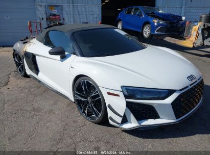 2021 AUDI R8 SPYDER V10 PERFORMANCE QUATTRO S TRONIC White  Gasoline WUA4BCFX5M7901091 photo #1