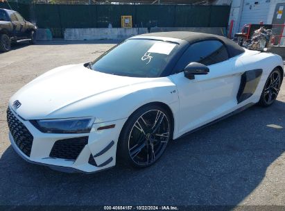 2021 AUDI R8 SPYDER V10 PERFORMANCE QUATTRO S TRONIC White  Gasoline WUA4BCFX5M7901091 photo #3