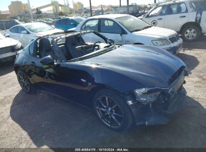 2017 MAZDA MX-5 MIATA RF GRAND TOURING Black  Gasoline JM1NDAM75H0100288 photo #1