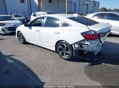 2022 HONDA INSIGHT EX White  Hybrid 19XZE4F54NE015845 photo #4