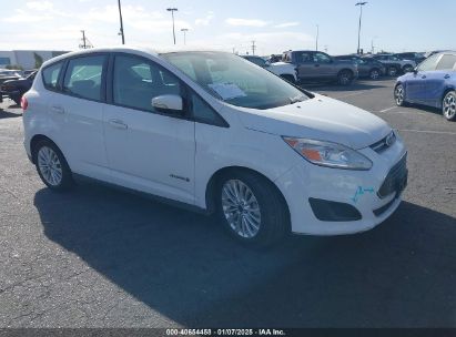 2017 FORD C-MAX HYBRID SE White  Hybrid 1FADP5AU5HL106665 photo #1