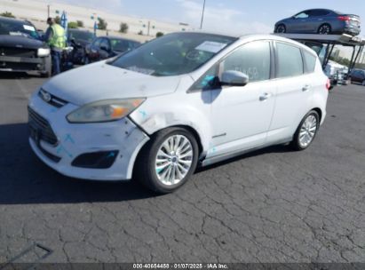 2017 FORD C-MAX HYBRID SE White  Hybrid 1FADP5AU5HL106665 photo #3