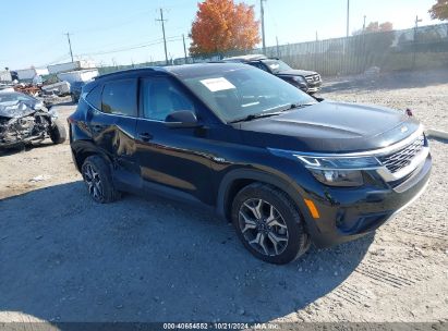 2021 KIA SELTOS EX Black  Gasoline KNDERCAA7M7136403 photo #1