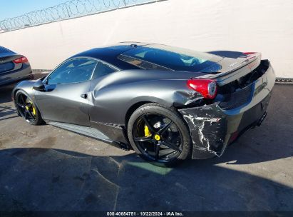 2013 FERRARI 458 ITALIA Gray  Gasoline ZFF67NFA2D0195822 photo #4