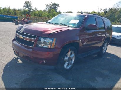 2008 CHEVROLET TAHOE LT Red  Flexible Fuel 1GNFC13088J179985 photo #3