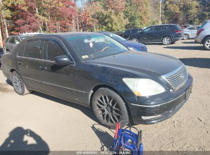 2005 LEXUS LS 430 Black  Gasoline JTHBN36F755000626 photo #1