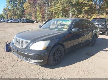 2005 LEXUS LS 430 Black  Gasoline JTHBN36F755000626 photo #3