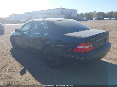 2005 LEXUS LS 430 Black  Gasoline JTHBN36F755000626 photo #4