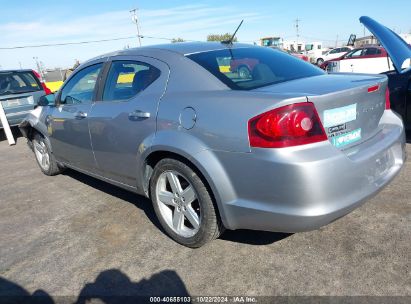 2013 DODGE AVENGER SE Silver  Gasoline 1C3CDZAB9DN535833 photo #4