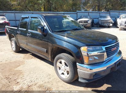 2012 GMC CANYON SLE1 Black  Gasoline 1GTD5MFE1C8132395 photo #1