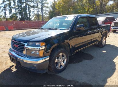 2012 GMC CANYON SLE1 Black  Gasoline 1GTD5MFE1C8132395 photo #3