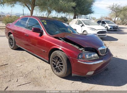 2003 LINCOLN LS V6 Maroon  Gasoline 1LNHM86S23Y689152 photo #1