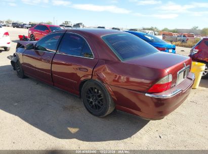 2003 LINCOLN LS V6 Maroon  Gasoline 1LNHM86S23Y689152 photo #4