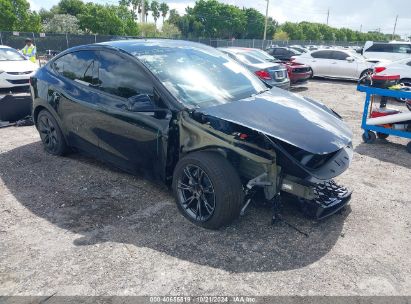 2024 TESLA MODEL Y LONG RANGE DUAL MOTOR ALL-WHEEL DRIVE Black  Electric 7SAYGDEEXRA308320 photo #1