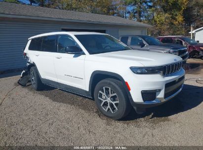 2023 JEEP GRAND CHEROKEE L LIMITED 4X4 White  Gasoline 1C4RJKBG5P8853807 photo #1