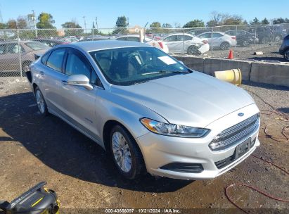 2014 FORD FUSION HYBRID SE Silver  Hybrid 3FA6P0LU3ER243013 photo #1