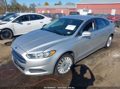 2014 FORD FUSION HYBRID SE Silver  Hybrid 3FA6P0LU3ER243013 photo #3