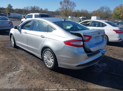 2014 FORD FUSION HYBRID SE Silver  Hybrid 3FA6P0LU3ER243013 photo #4