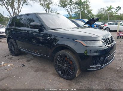 2020 LAND ROVER RANGE ROVER SPORT HSE MHEV Black  Gasoline SALWR2SU5LA724978 photo #1