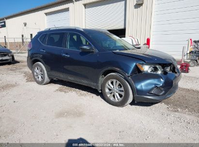 2015 NISSAN ROGUE SV Blue  Gasoline 5N1AT2MT6FC927342 photo #1