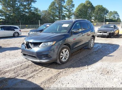 2015 NISSAN ROGUE SV Blue  Gasoline 5N1AT2MT6FC927342 photo #3