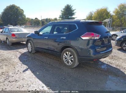 2015 NISSAN ROGUE SV Blue  Gasoline 5N1AT2MT6FC927342 photo #4