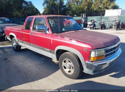 1995 DODGE DAKOTA Burgundy  Gasoline 1B7GL23X8SS333239 photo #1