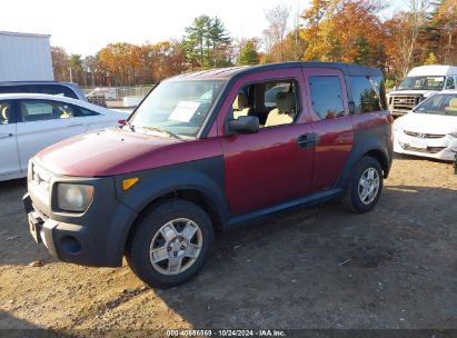 2008 HONDA ELEMENT LX Maroon  Gasoline 5J6YH28378L010518 photo #3