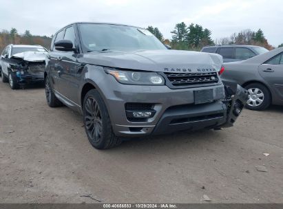 2016 LAND ROVER RANGE ROVER SPORT 3.0L V6 SUPERCHARGED HSE Gray  Gasoline SALWS2VF1GA571412 photo #1