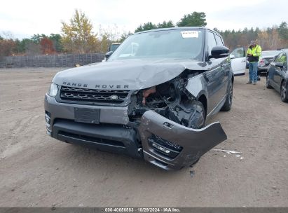 2016 LAND ROVER RANGE ROVER SPORT 3.0L V6 SUPERCHARGED HSE Gray  Gasoline SALWS2VF1GA571412 photo #3