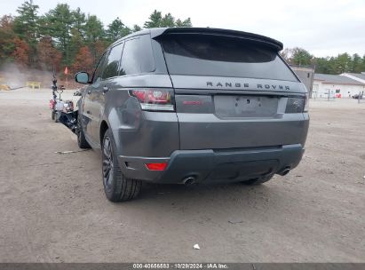 2016 LAND ROVER RANGE ROVER SPORT 3.0L V6 SUPERCHARGED HSE Gray  Gasoline SALWS2VF1GA571412 photo #4