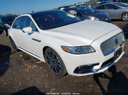 2017 LINCOLN CONTINENTAL RESERVE White  Gasoline 1LN6L9RP0H5636417 photo #1