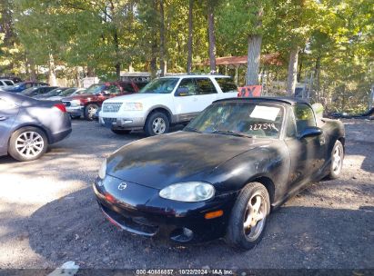 2002 MAZDA MX-5 MIATA CLOTH/LS/SE Black  Gasoline JM1NB353820222549 photo #3