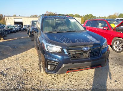 2019 SUBARU FORESTER SPORT Dark Blue  Gasoline JACDJ58XX17J07691 photo #1