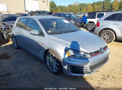 2016 VOLKSWAGEN GOLF GTI S 4-DOOR Silver  Gasoline 3VW5T7AU7GM016630 photo #1