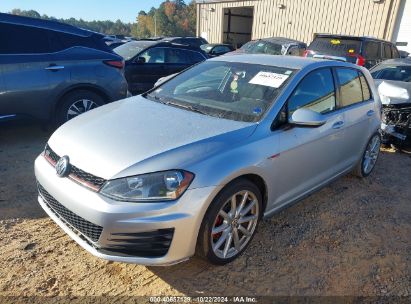 2016 VOLKSWAGEN GOLF GTI S 4-DOOR Silver  Gasoline 3VW5T7AU7GM016630 photo #3