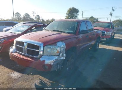 2006 DODGE DAKOTA SLT Burgundy  Gasoline 1D7HE48NX6S632650 photo #3