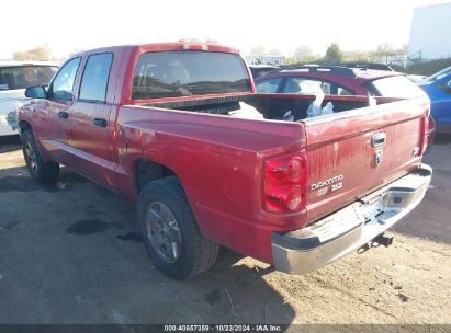 2006 DODGE DAKOTA SLT Burgundy  Gasoline 1D7HE48NX6S632650 photo #4