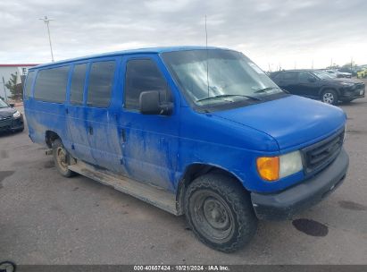 2007 FORD E-350 SUPER DUTY XL/XLT Blue  Gasoline 1FBSS31LX7DA47136 photo #1