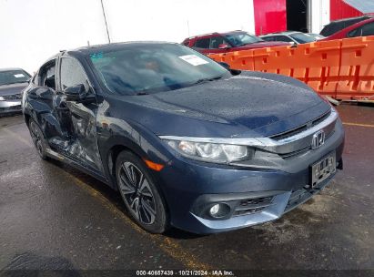 2016 HONDA CIVIC EX-T Gray  Gasoline 19XFC1F31GE223075 photo #1