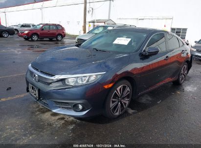 2016 HONDA CIVIC EX-T Gray  Gasoline 19XFC1F31GE223075 photo #3