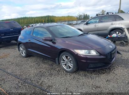 2013 HONDA CR-Z Purple  Hybrid JHMZF1D43DS000544 photo #1