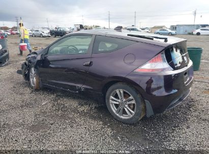 2013 HONDA CR-Z Purple  Hybrid JHMZF1D43DS000544 photo #4