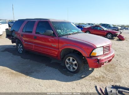 2000 OLDSMOBILE BRAVADA Maroon  Gasoline 1GHDT13W9Y2256825 photo #1