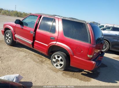 2000 OLDSMOBILE BRAVADA Maroon  Gasoline 1GHDT13W9Y2256825 photo #4