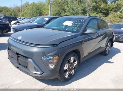 2024 HYUNDAI KONA SEL Gray  Gasoline KM8HB3ABXRU182032 photo #3